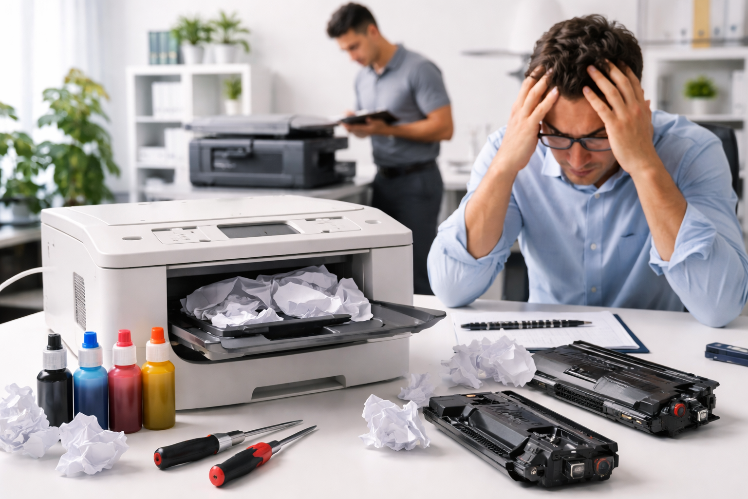 printer kantor rusak dan solusi praktis dengan layanan sewa printer