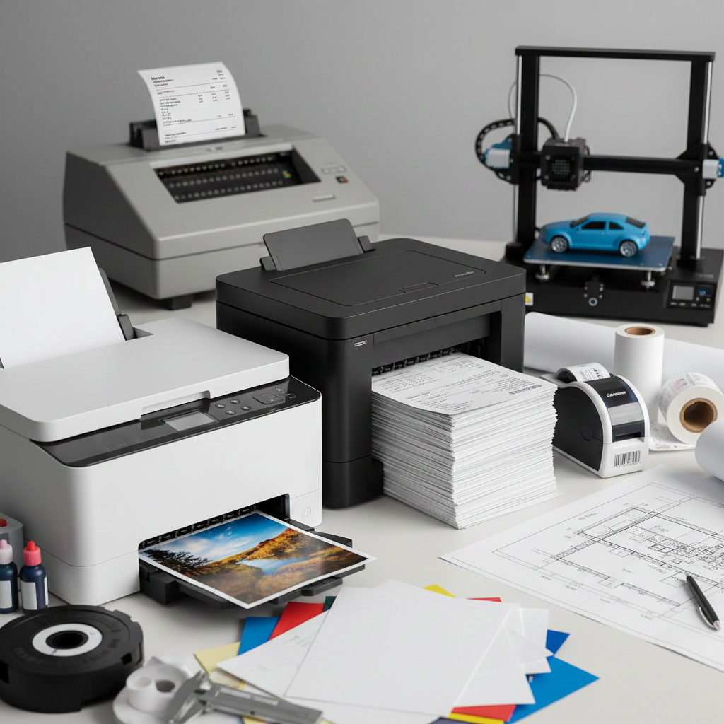 Berbagai jenis printer mulai dari laserjet, inkjet, hingga 3D printer untuk kebutuhan sewa di Raja Printer.