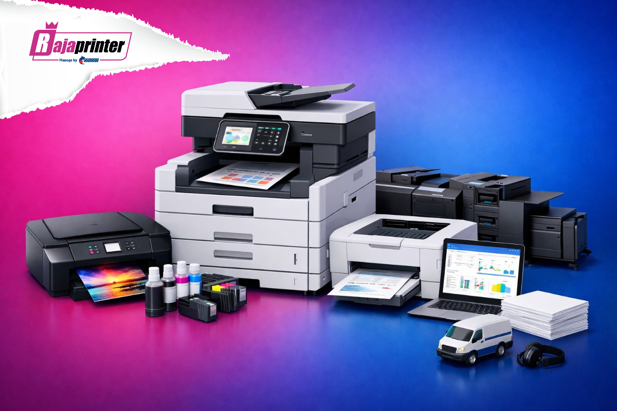 Daftar merek printer terbaik 2026 Epson Canon HP dan Brother untuk solusi beli atau sewa printer kantor