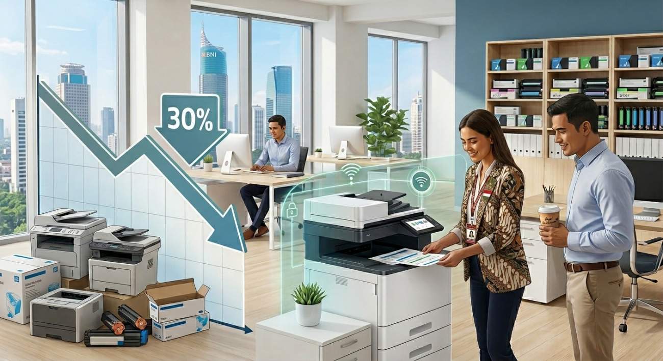 Layanan Managed Print Services dari Raja Printer untuk solusi sewa printer bisnis yang hemat biaya dan efisien