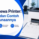 Apa itu Nota Sewa Printer? Ini Dia Fungsi dan Contohnya