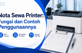 Apa itu Nota Sewa Printer? Ini Dia Fungsi dan Contohnya